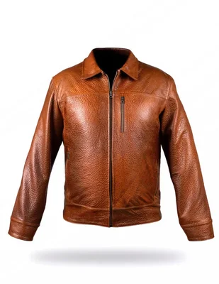 Chamarra casual Daraimar de piel texturizado para hombre