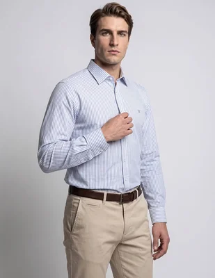 Camisa casual givenchy de algodón manga larga para hombre