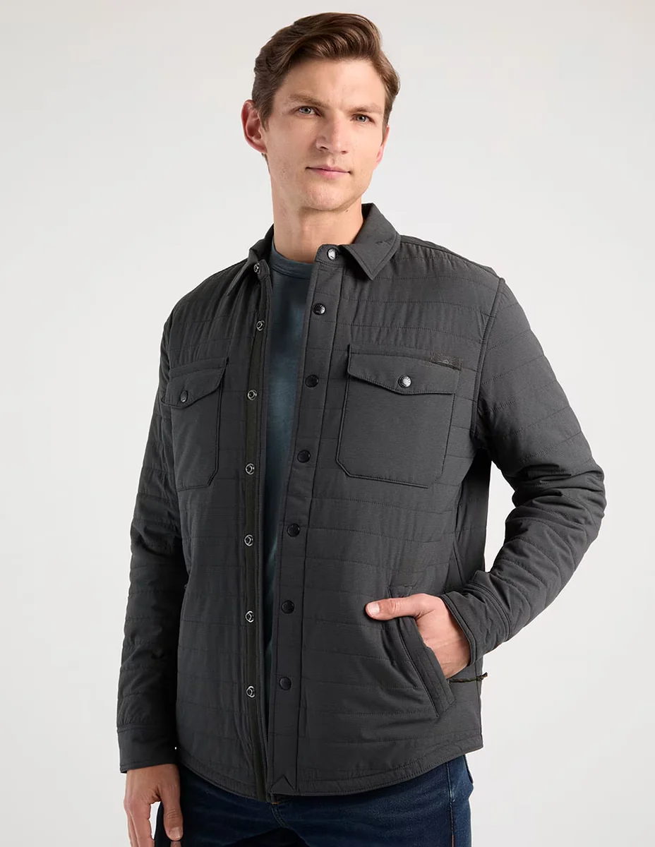 Chamarra casual Faherty con bolsillos para hombre