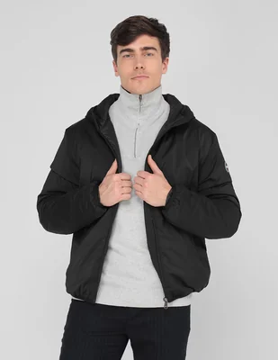 Chamarra casual Colmar con capucha para hombre