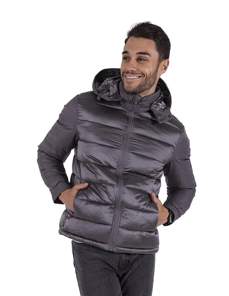 Chamarra casual Alysh capucha desmontable para hombre