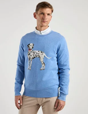 Suéter brooks brothers cuello redondo para hombre