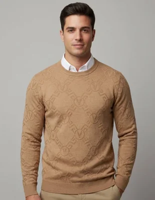 Suéter pavini cuello redondo para hombre