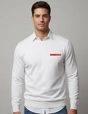 Suéter pavini cuello redondo para hombre