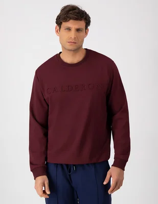 Suéter Calderoni Cuello Redondo Para Hombre
