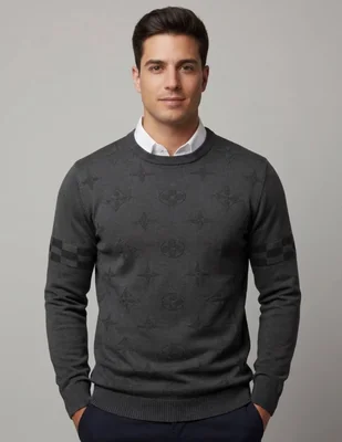 Suéter pavini cuello redondo para hombre