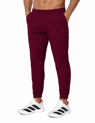 Jogger ajustado john leopard motion series cierre en tobillo para hombre