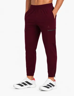 Jogger ajustado JOHN LEOPARD cierre en tobillo para hombre