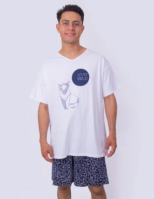 Conjunto pijama TWINS Bermudas para hombre