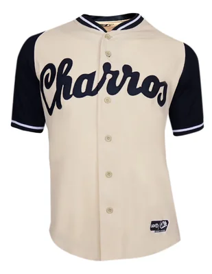 Jersey de charros de jalisco tercer equipo de manga corta para hombre