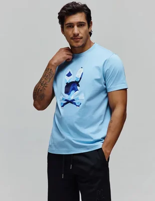 Playera Psycho Bunny cuello redondo para hombre