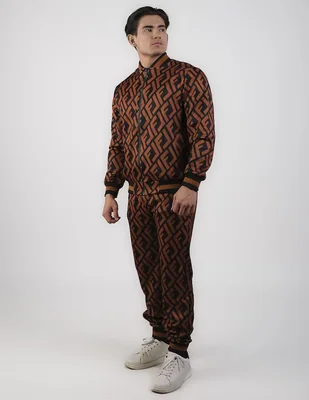Conjunto deportivo regular Moderno con elástico para hombre