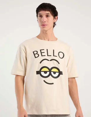 Playera Univrs Minions manga corta para hombre