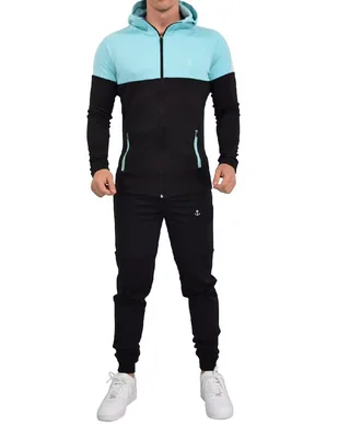 Conjunto deportivo regular John Leopard con elástico para hombre