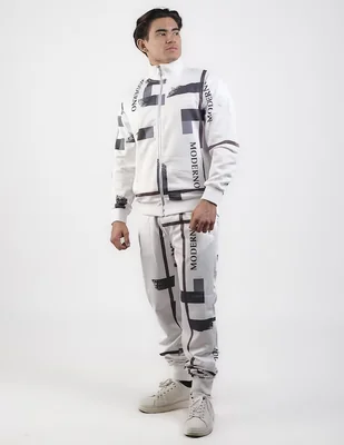 Conjunto deportivo regular Moderno con elástico para hombre