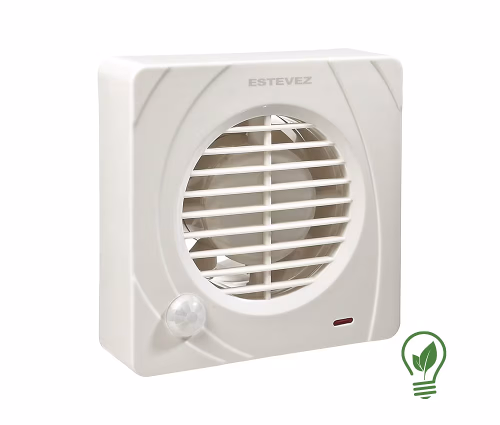 Estevez Extractor De Aire De 4 Pulgadas Con Sensor De Movimiento