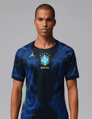 Jersey de Selección de fútbol de Brasil visitante Mundial Nike fan para hombre