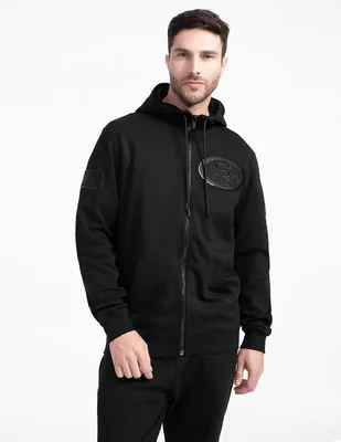 Sudadera para fútbol americano Pro Standard con capucha y bolsa San Francisco 49ers para hombre