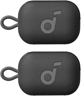 Soundcore Altavoz Bluetooth Select 4 Go de Anker (Paquete de 2), Bocinas Portátiles Bluetooth 5W, 20h de Reproducción, IP67, Emparejamiento TWS