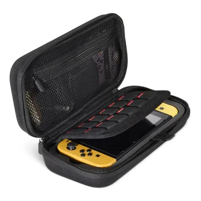 Funda para Nintendo Switch Amazon Basics con 12 ranuras para juegos negra