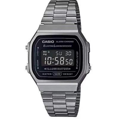 Reloj G-Shock A168WGG-1BVT vintage plateado y acero inoxidable