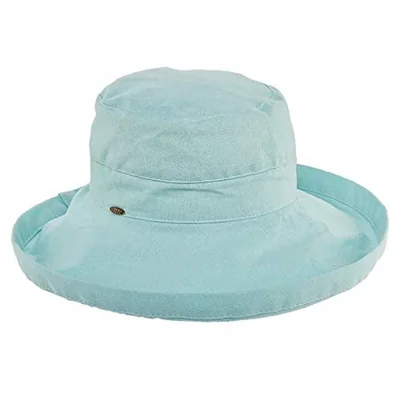 Sombrero Scala de Algodón Aqua UPF 50+ Talla Única para Mujer
