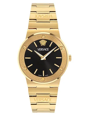 Versace Greca Logo Aereo Para Hombre Ve5Q00626
