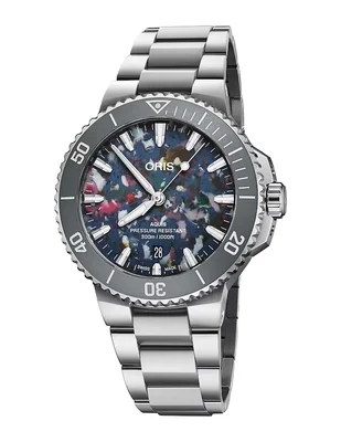 Reloj Oris Aquis Date Up-Cycle unisex 73377874150-0782204PEB