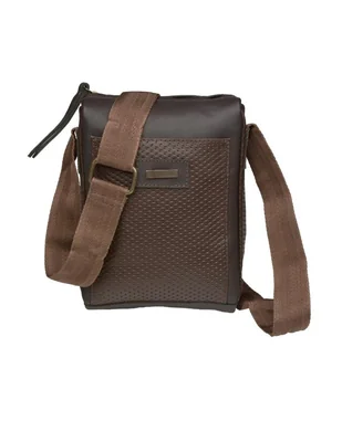 Bolsa messenger Hj Hinojosa de piel para hombre
