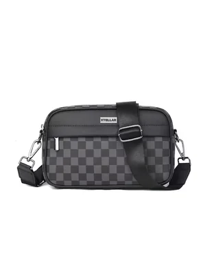 Bolsa bandolera Xtellar de cuero para hombre