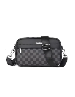 Bolsa bandolera Xtellar de cuero para hombre