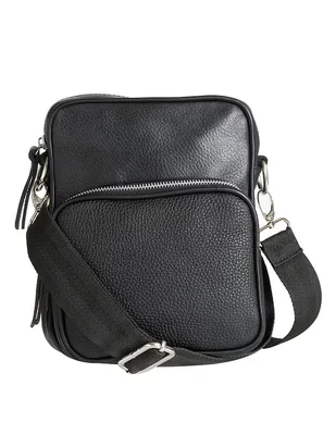 Bolsa messenger Hj Hinojosa Mensajera de cuero unisex