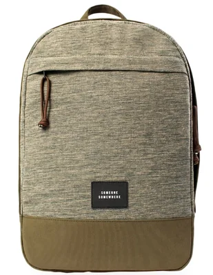 Mochila con portalaptop Someone Somewhere para hombre