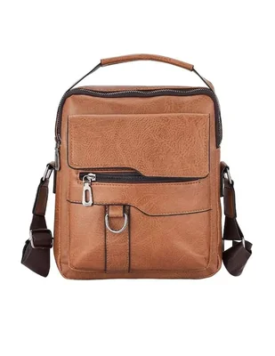 Bolsa bandolera Lab.G de cuero unisex