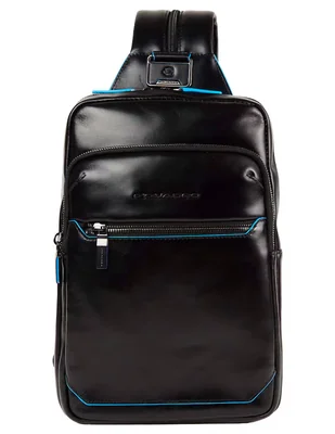 Bolsa bandolera Piquadro de piel para hombre