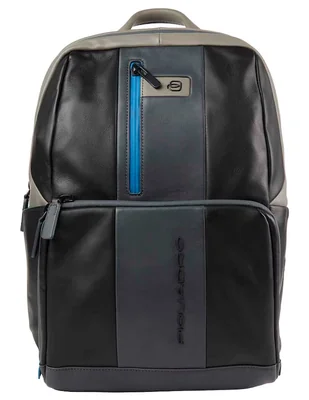 Bolsa backpack Piquadro de piel para hombre