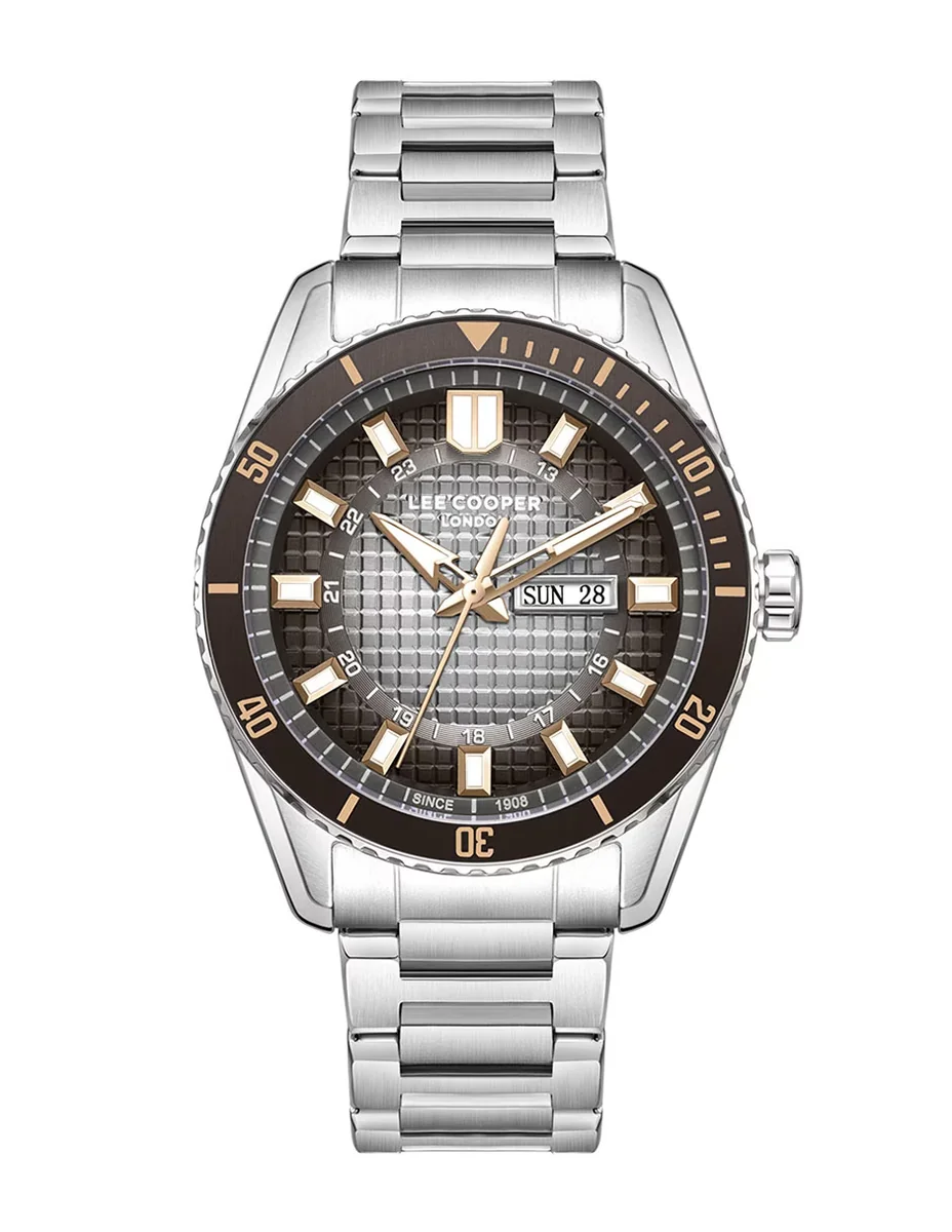 Reloj Lee Cooper Silver Collection para hombre LC08314.360
