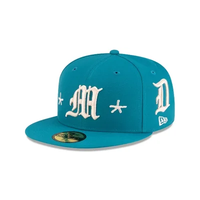Mora x New Era 59FIFTY Cerrada Turquesa