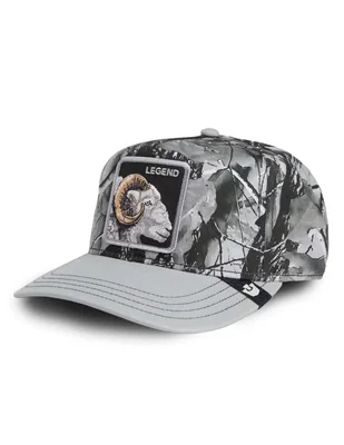 Gorra con visera curva snapback casual para adulto