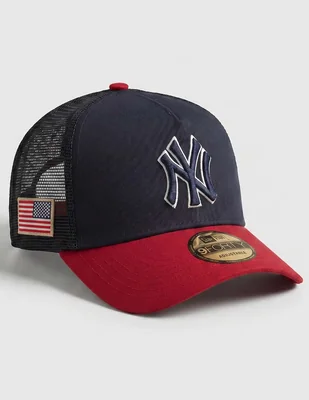 Gorra visera curva correa ajustable para béisbol New Era Injection MLB New York Yankees unisex