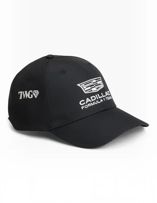 Gorra con visera curva casual Cadillac Fórmula 1 para hombre