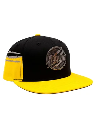 Gorra visera plana snapback casual marvel wolverine para hombre