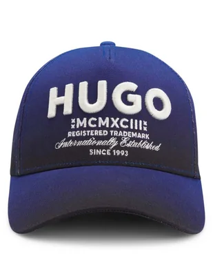 Gorra visera curva snapback casual Hugo Blue para hombre