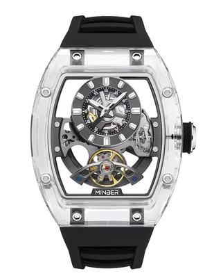 Reloj Minber Crystal Skeleton para hombre M9027G-3.03