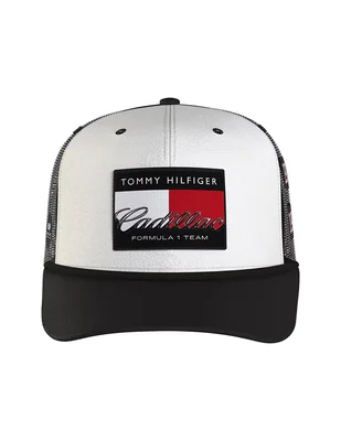 Gorra con visera curva casual tommy f1 para hombre