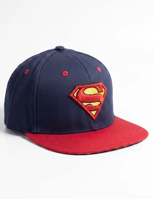 Gorra visera plana snapback casual DC Comics Superman para hombre