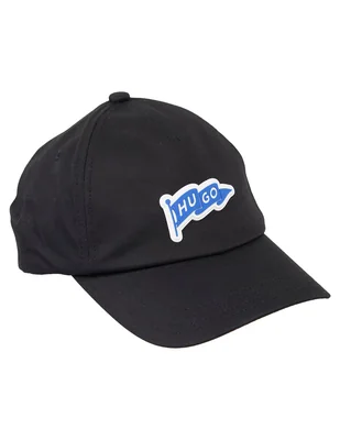Gorra visera curva velcro hugo blue para hombre