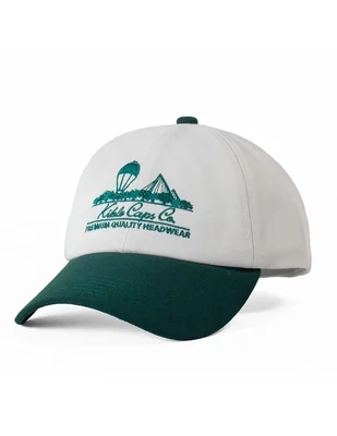 Gorra visera curva snapback casual montañas unisex
