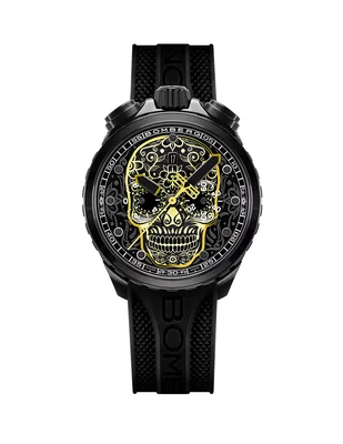 Reloj Bomberg Bolt-68 Heritage Sugar Skull Black para hombre BS4560.8
