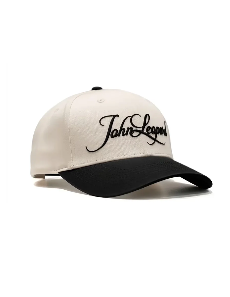 Gorra visera curva broche John Leopard Heritage Logo para hombre
